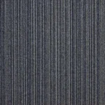 Blue and gray striped ribbed office carpet tile texture.