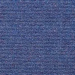 Blue ribbed office carpet tile texture.