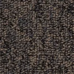 Dark brown loop pile office carpet tile texture.