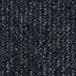 Dark gray loop pile office carpet tile texture.