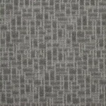 Gray and charcoal patterned ribbed office carpet tile texture.
