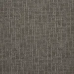 Gray patterned ribbed office carpet tile texture.