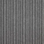 Gray striped ribbed office carpet tile texture.