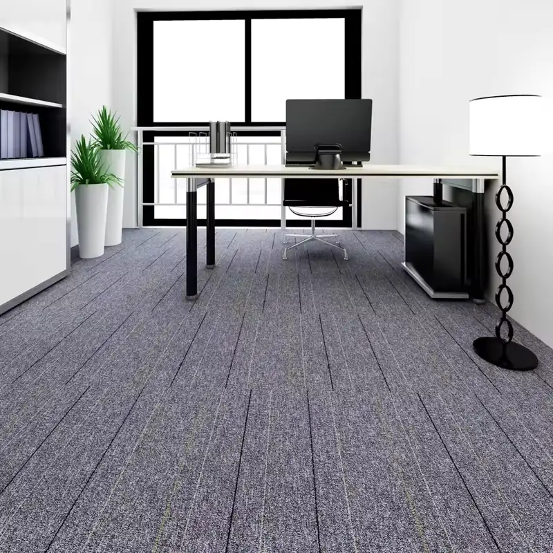 Premium home office carpet creating a warm and inviting interior