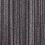 Purple and gray striped ribbed office carpet tile texture.